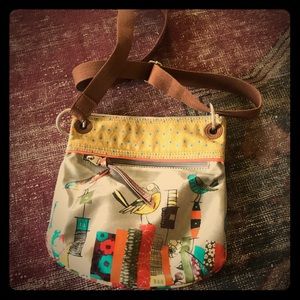 Fossil cross body bird bag